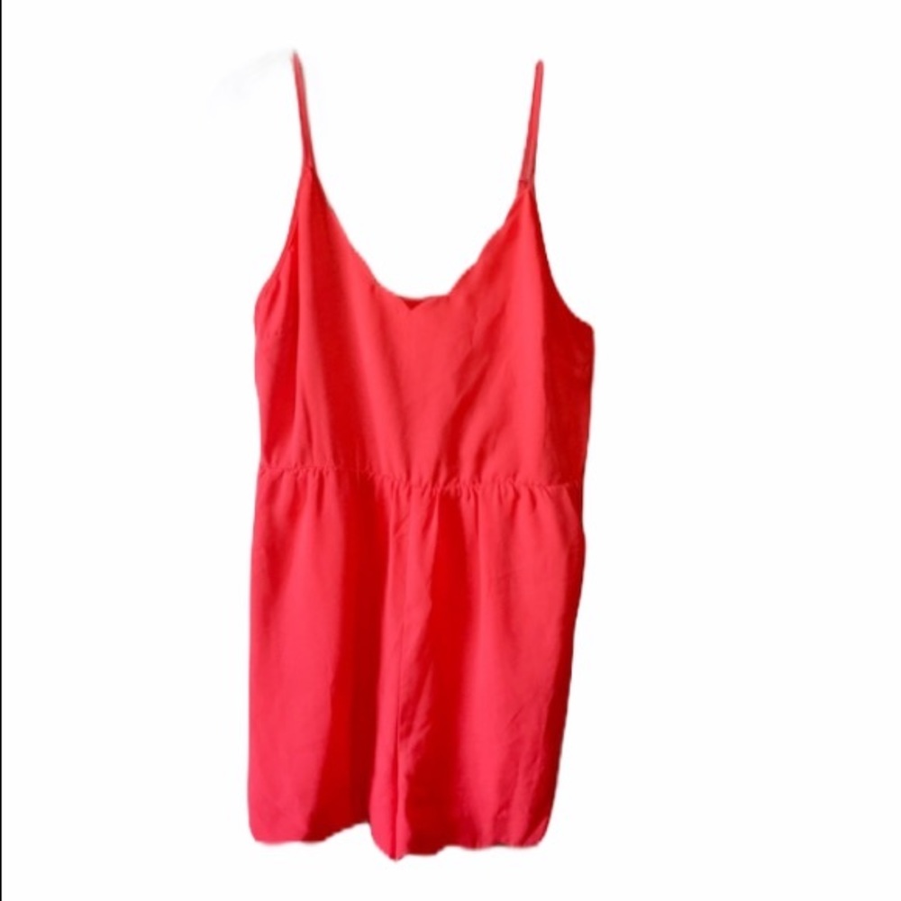 🌻 Altar’d State Romper Shorts Coral‎ Spaghetti M